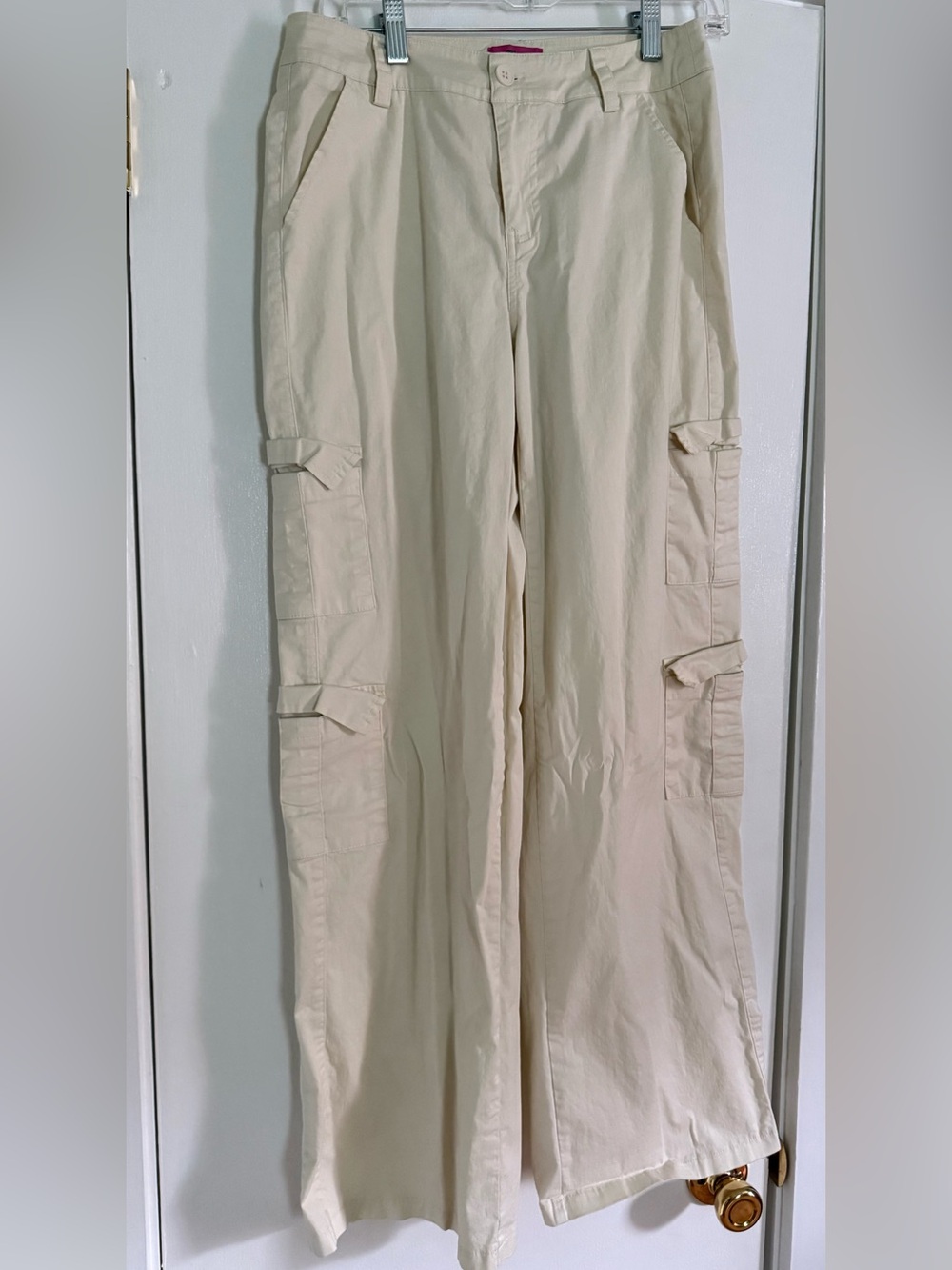 Edikted Beige Cargo Pants